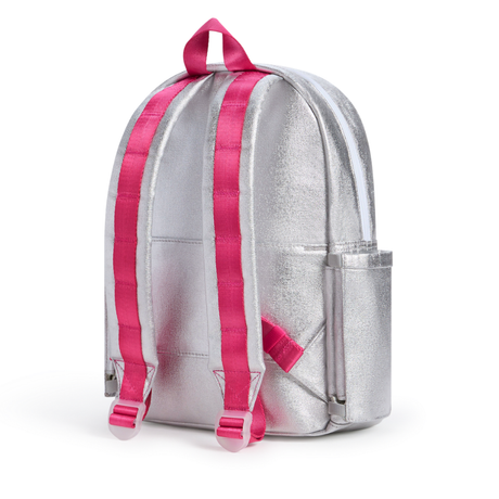 Kane Mini Backpack in Metallic Happy Fuzzy Hearts
