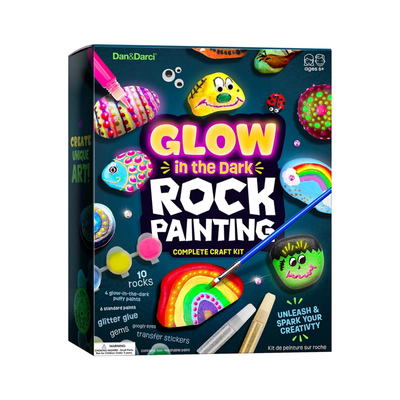 Glow in the Dark Rock Painting Kit front