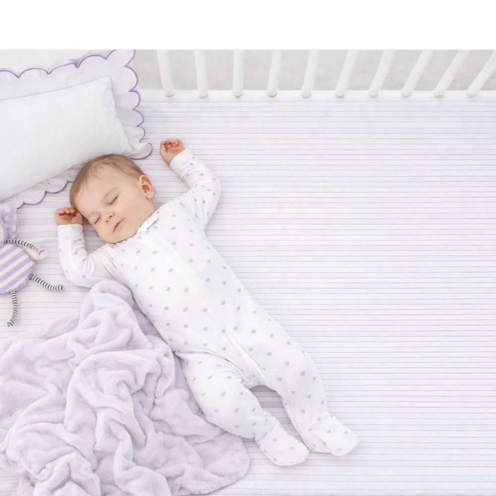 Lavender Love Zipper Romper