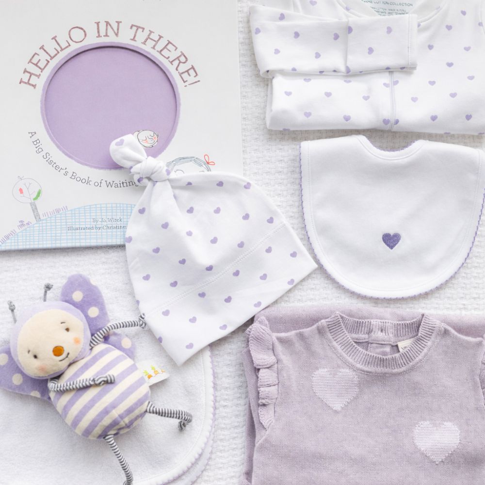 purple theme baby gifts
