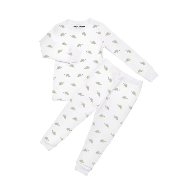 Leafy Dino Pajama Set