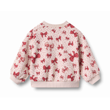 Lia Sweatshirt in Almond Peach Bows