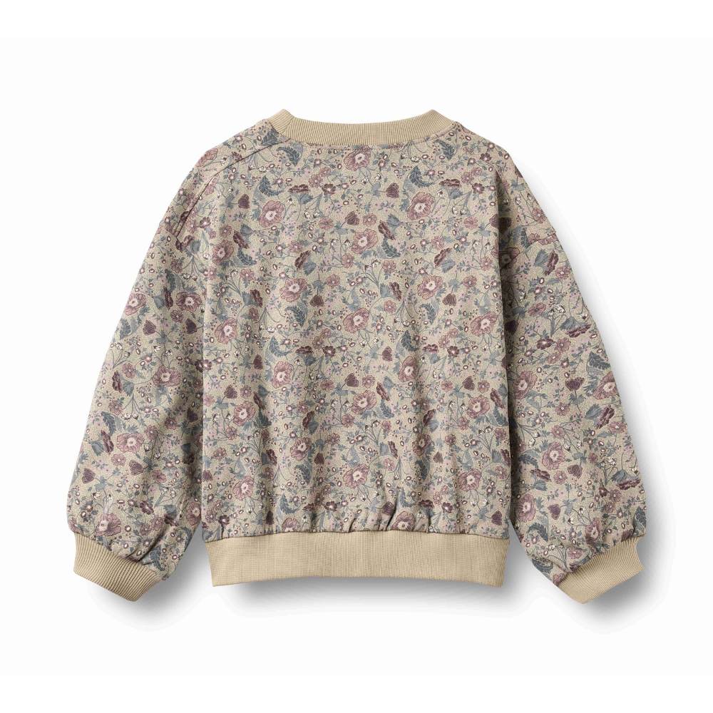 Lia Sweatshirt in Soft Sand Flowers