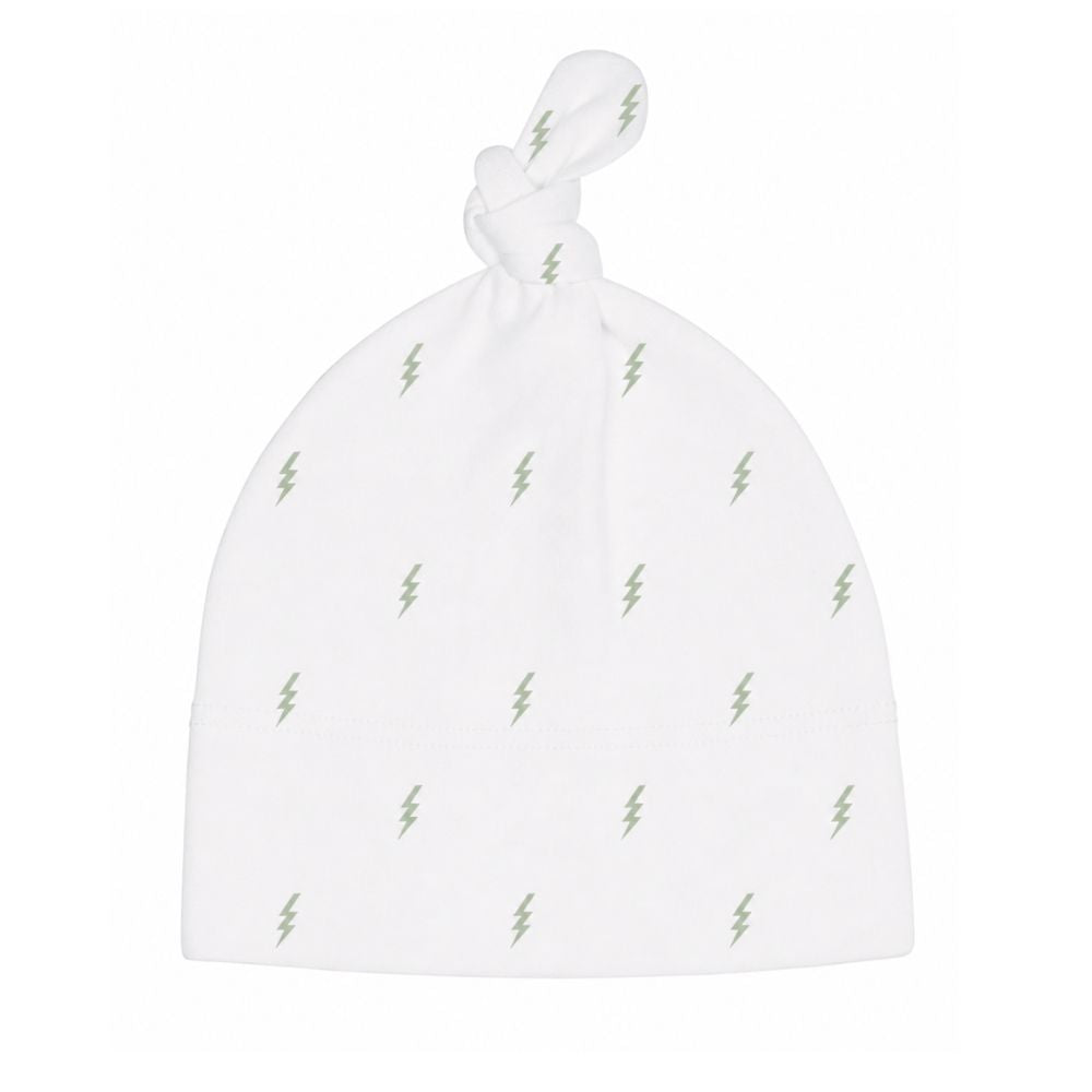 Lightning Bolt Top-Knot Receiving Hat