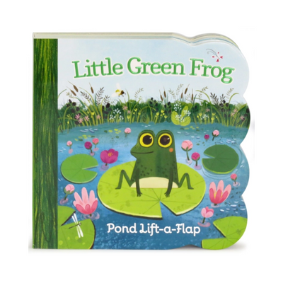 Little Green Frog Lift-a-Flap Board Book front