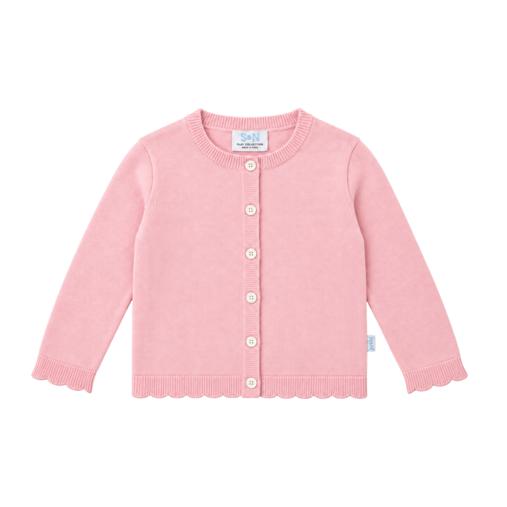 Baby Lucy Cardigan in Light Pink