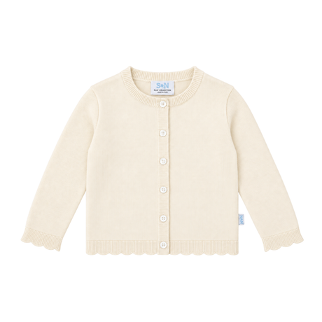Kids Lucy Cardigan in Ivory - Sammy + Nat - Sammy+Nat store
