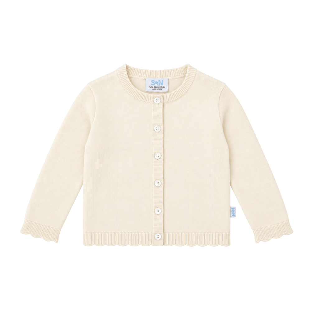 Baby Lucy Cardigan in Ivory