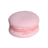 Macaroon Natural Rubber Teether, Rattle & Pretend Play