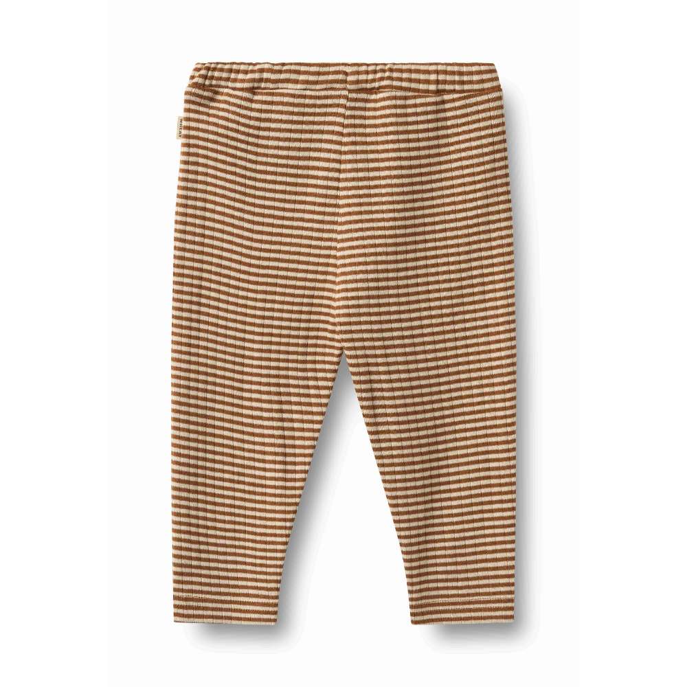 Manfred Jersey Pants in Warm Hazel Stripe