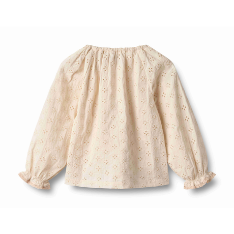 Merle Long Sleeve Blouse in Eggshell
