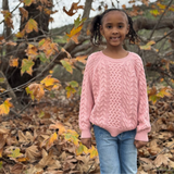 Molly Sweater in Rose Sparkle
