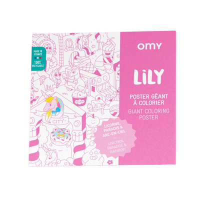 Lily the Unicorn Giant Coloring Poster