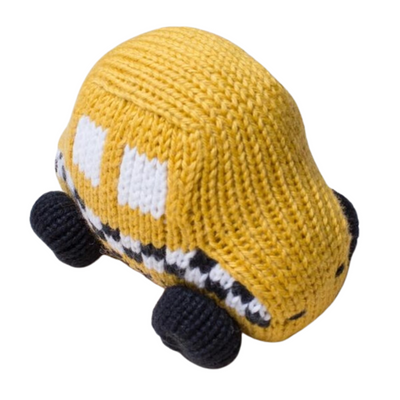 Organic Taxi Rattle Toy