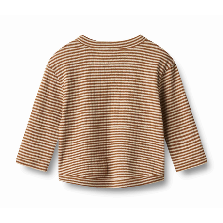 Osvald Long Sleeve Shirt in Warm Hazel Stripe