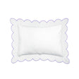 Scalloped Trim Pillow in Lavender