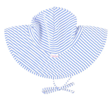Periwinkle Blue Seersucker Swim Hat