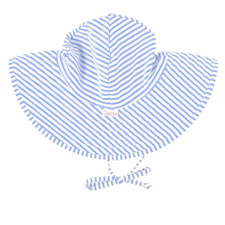 Periwinkle Blue Seersucker Swim Hat