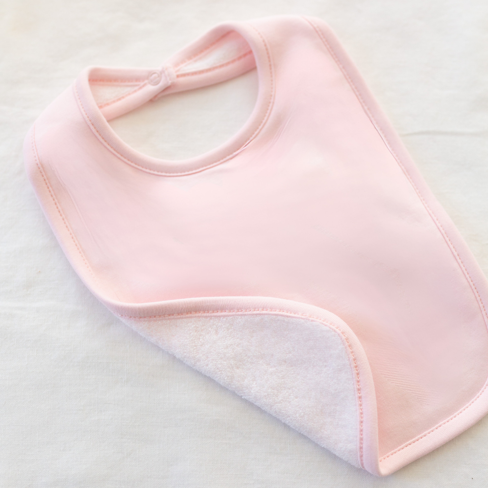 Bib in Light Pink details