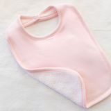 Bib in Light Pink details