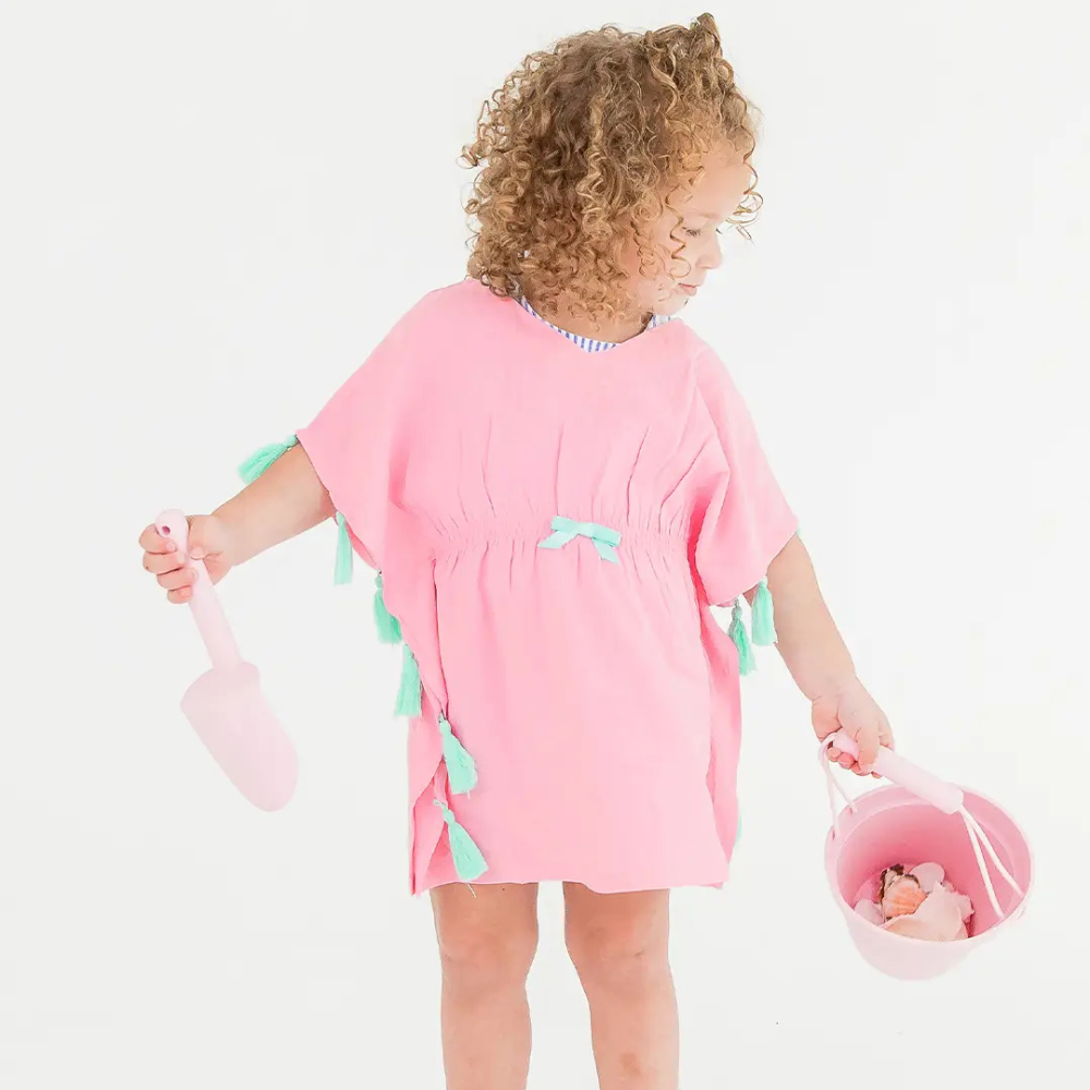 Pink Kaftan Cover-Up