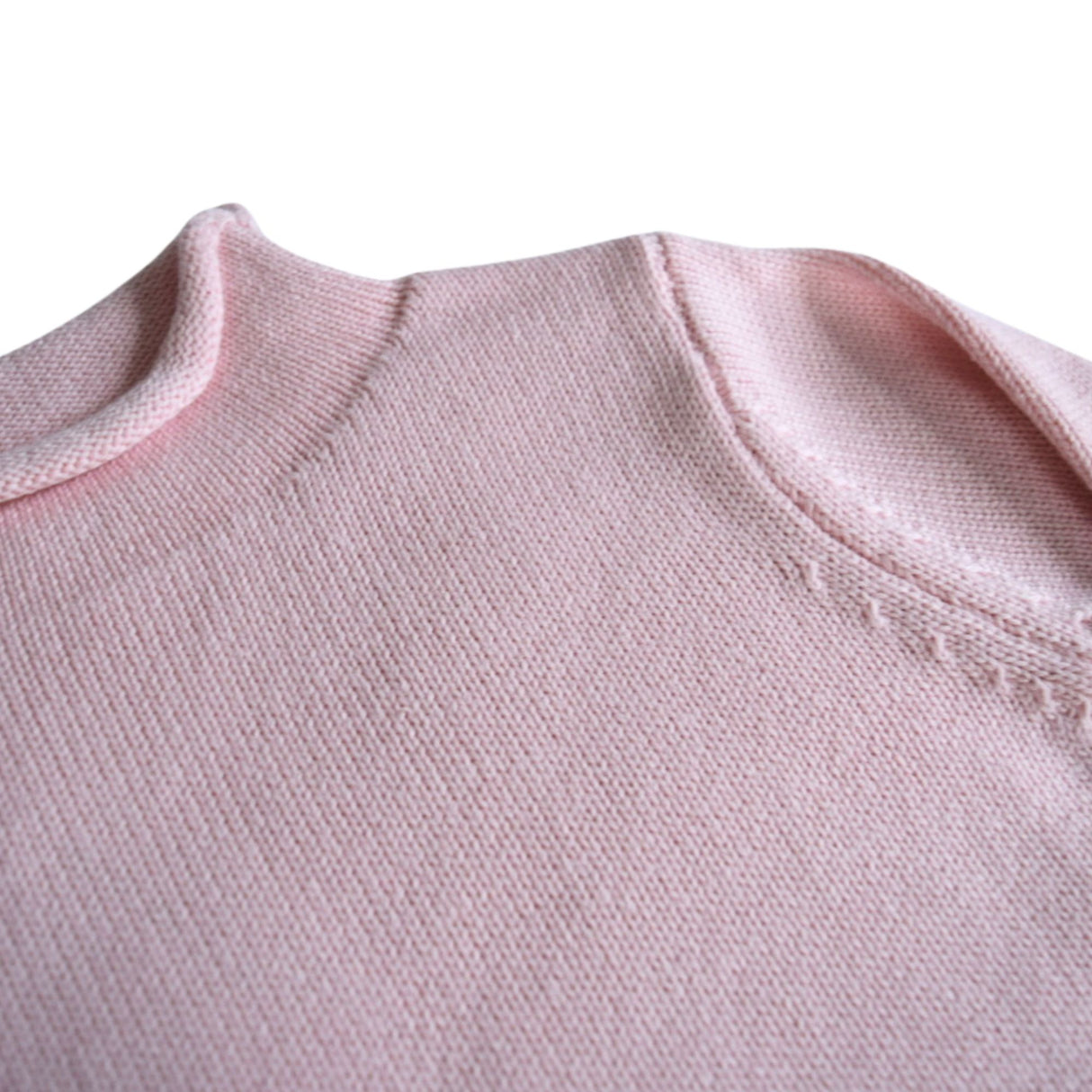 Rollneck Sweater in Pink 