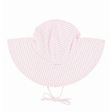 Pink Seersucker Swim Hat