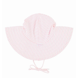 Pink Seersucker Swim Hat