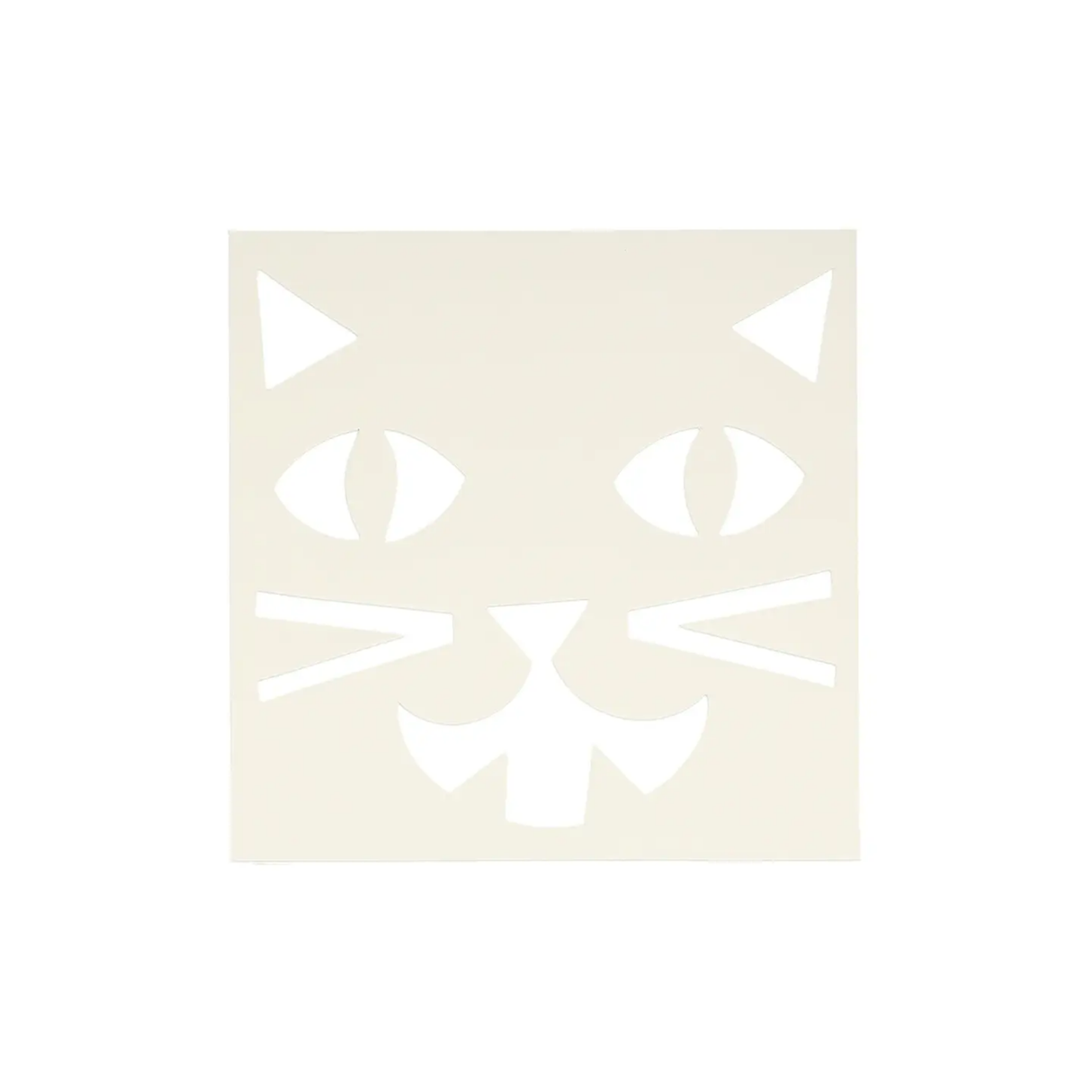 White abstract pattern on a beige background