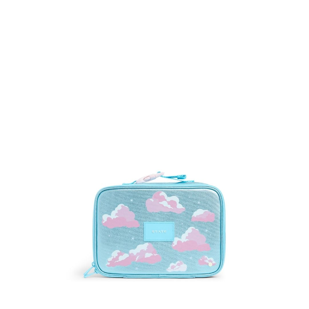 Rodgers Lunch Box in Metallic Clouds