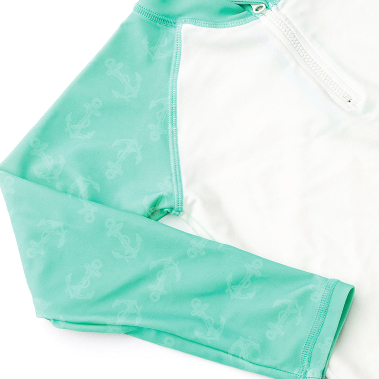 H2O Appearing Rashguard - Mint Anchors