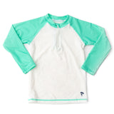 H2O Appearing Rashguard - Mint Anchors
