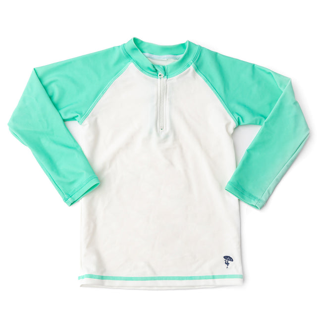 H2O Appearing Rashguard - Mint Anchors