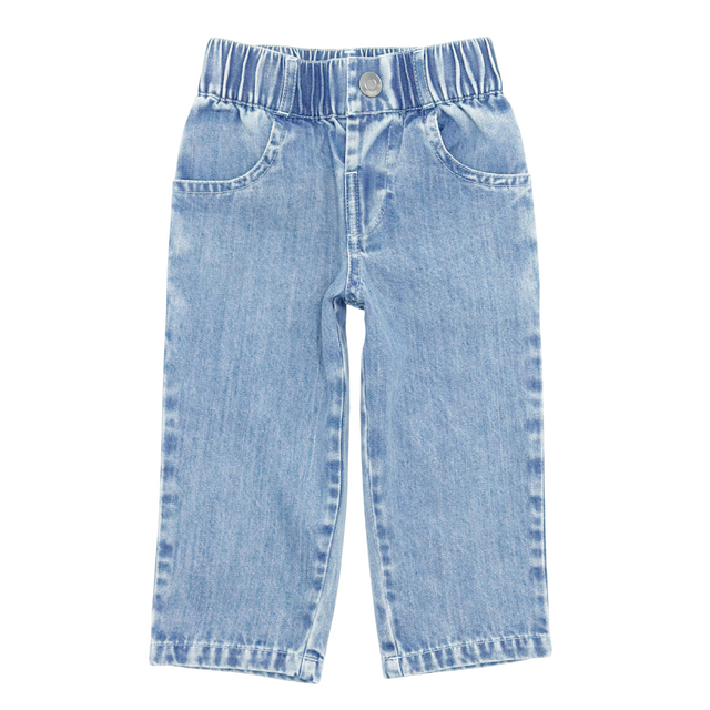 denim pant on white background