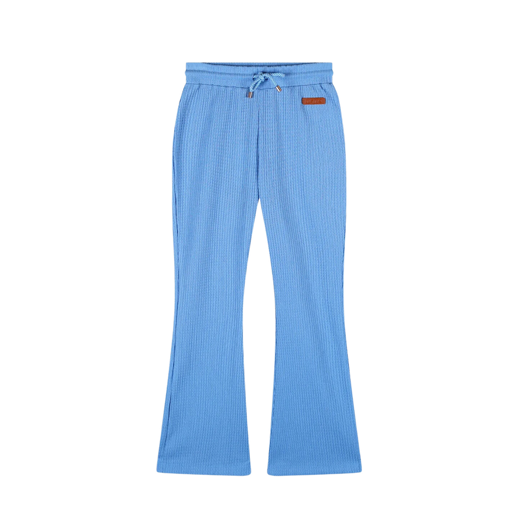 Sady Flared Pants in Parisian Blue front
