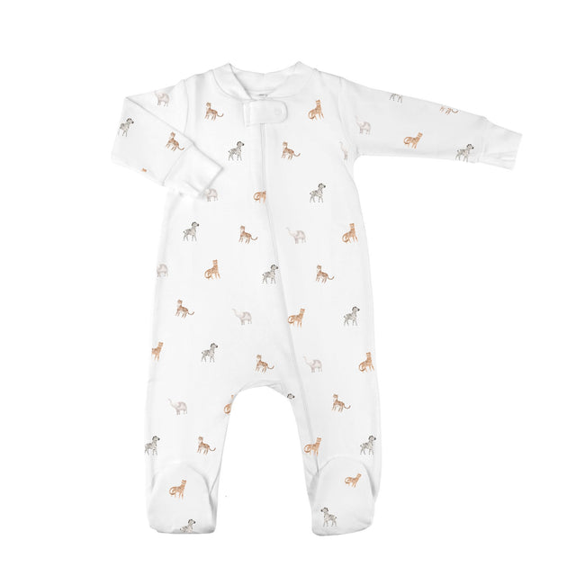 Safari Stroll Zipper Romper