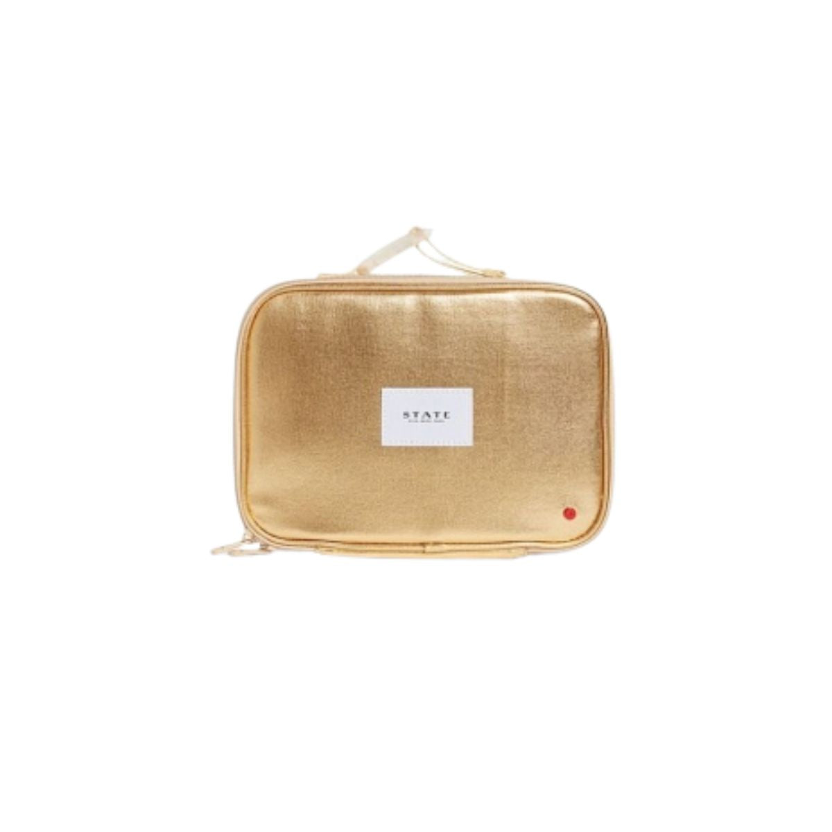 Rodgers Lunch Box in Metallic Gold