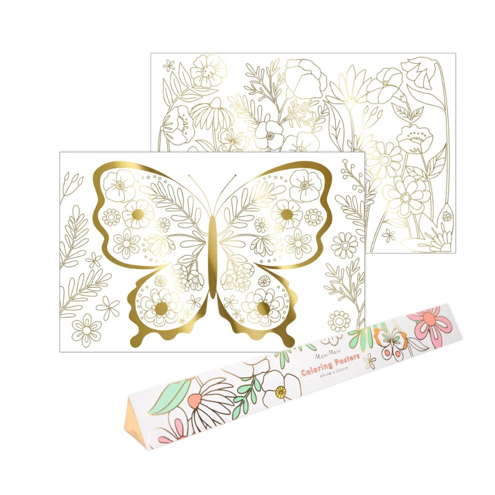 Butterfly Coloring Posters