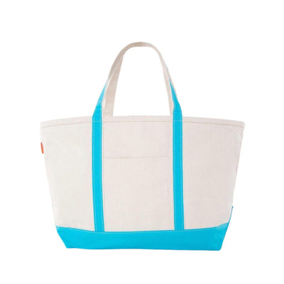 large turquoise tote
