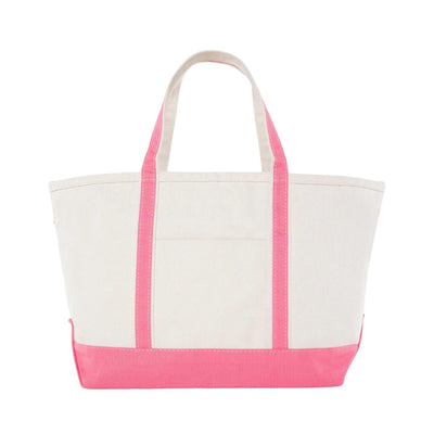 large pink tote bag