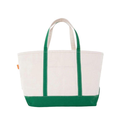 large green tote bag