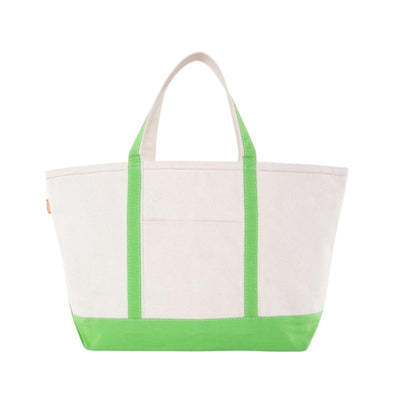large green tote bag