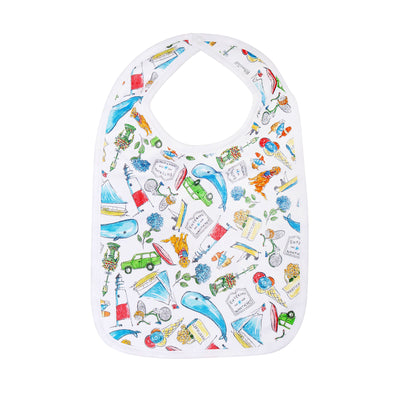 nantucket print bib