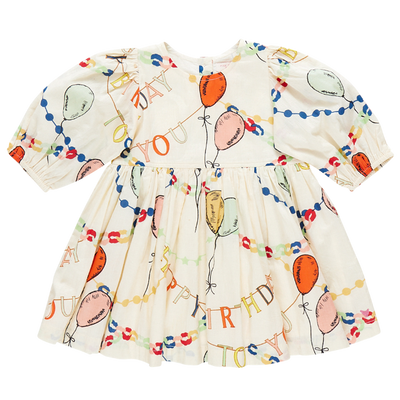 birthday print dress