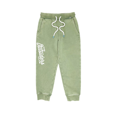 green jogger sweatpants
