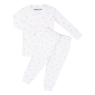 tiny stars pajamas in desert