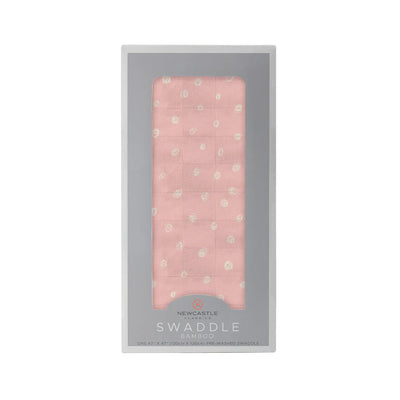 pink dot swaddle