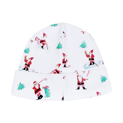 candy cane santa receiving hat