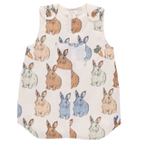 Baby Noah Jumper - Blue Vintage Bunnies
