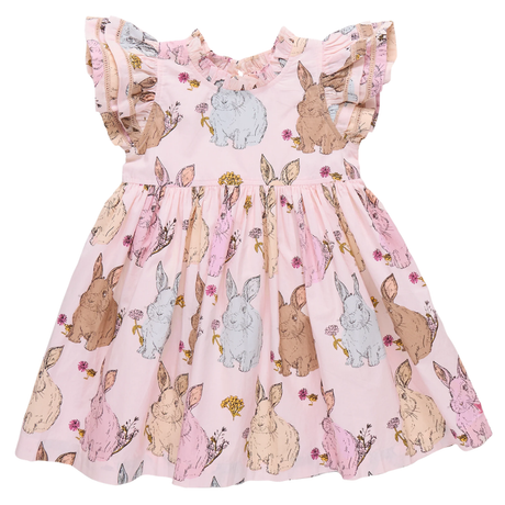 Jennifer Double Ruffle Dress - Vintage Bunnies